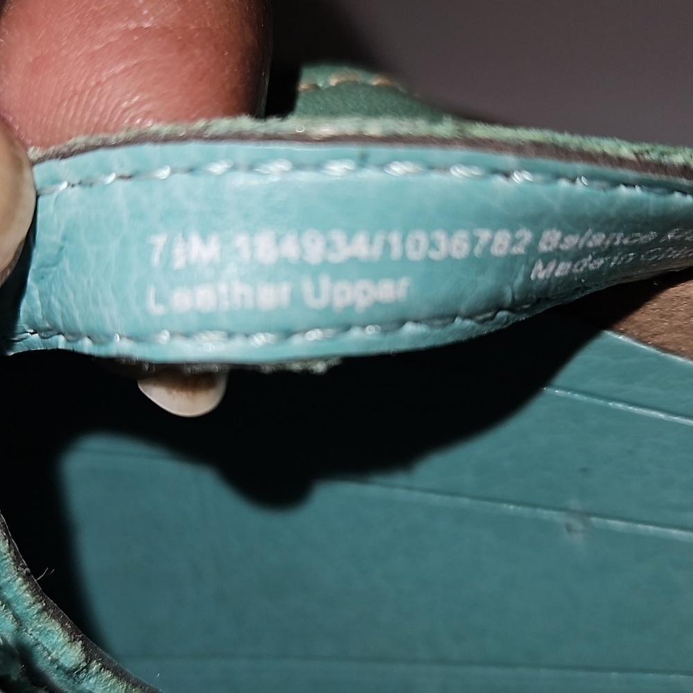 Array Maui Slide with Flower sz 7.5m Turquoise NIB - Picture 8 of 9